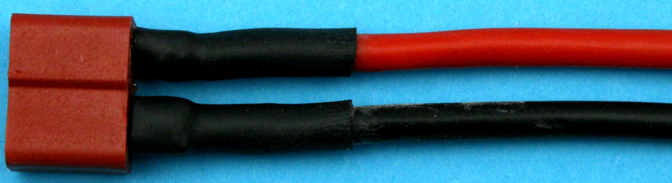 Akkukabel T- |
4,0 mm², Silikonlitze, 30 cm, lose 
- Made in Germany -