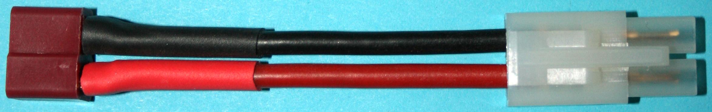 Adapter T-Buchse -> JST-Buchse |
2,5 mm² Silikom, 4 cm, lose 
