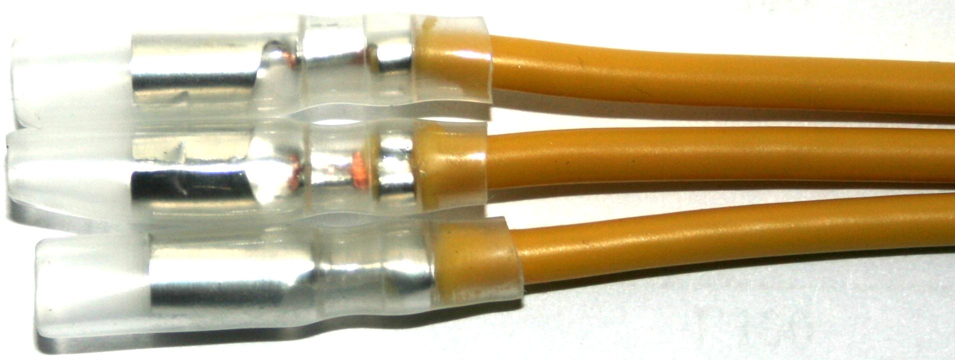Motorgegenkabel 4 mm |
2,5 mm², Silikonlitze, 30 cm, lose 
- Made in Germany -