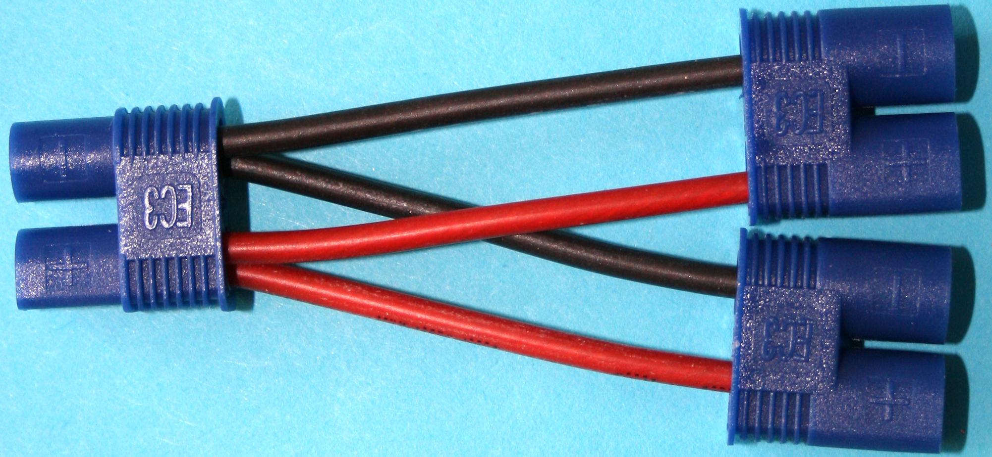 EC3-T-Kabel (2 Akkus parallel) |
1,50 mm², Silikon, 7 cm, lose