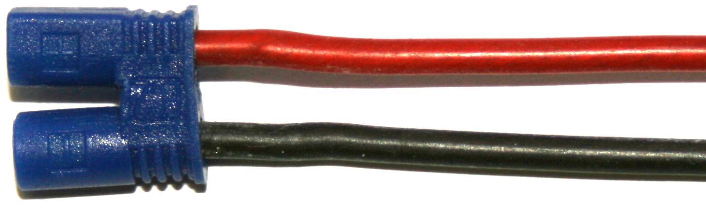 Akkugegenkabel EC2 |
1,5 mm², Silikonlitze, 30 cm, lose 
- Made in Germany -