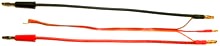Ladeadapt. für Hardc.-Akku, 25 cm Länge |
mit 2,5 mm² Silikonlitze, beidseits Bananenst.,
3 x 0,25 mm², XH auf 2 mm Stecker, lose  
- Made in Germany -