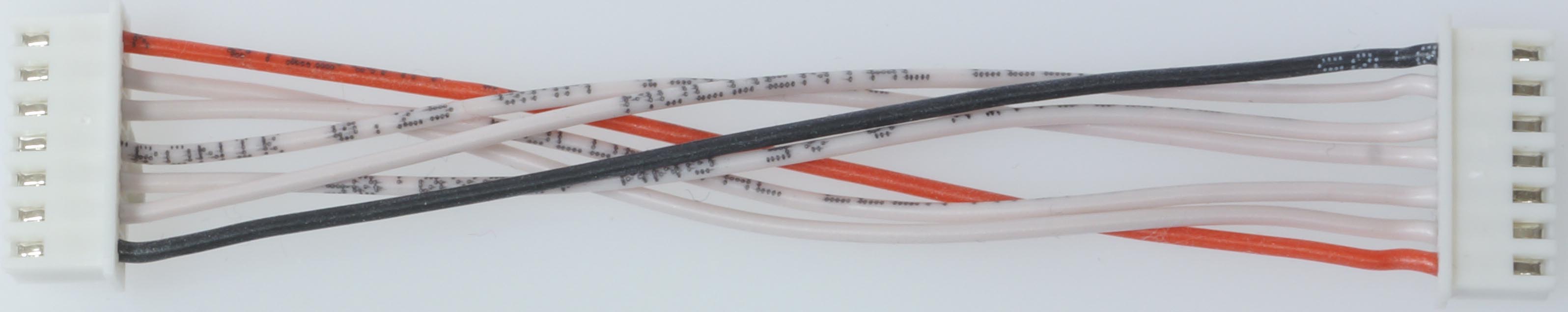 XH-XH-Patchkabel, 7-polig |
Apapterkabel Platine - Balancer
0,25 mm², Silikon, 10 cm, lose 
- Made in Germany -