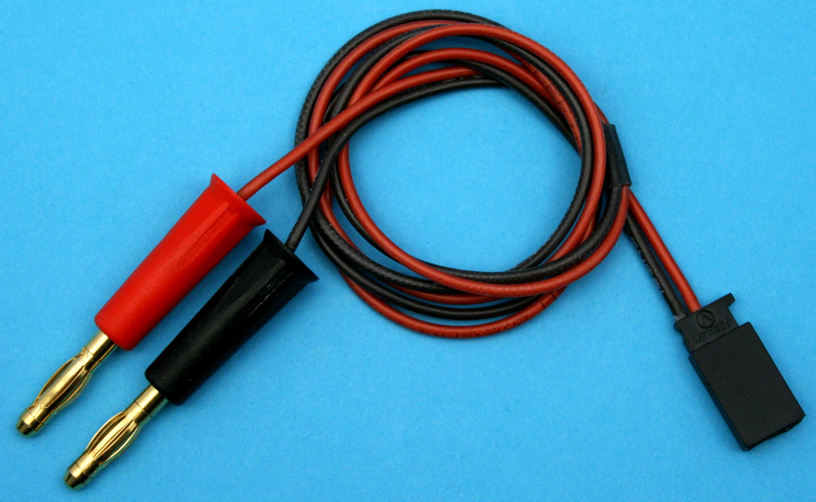 Empfängerakkuladekabel Futaba |
0,5 mm², Silikon, 500  mm, lose 
- Made in Germany -