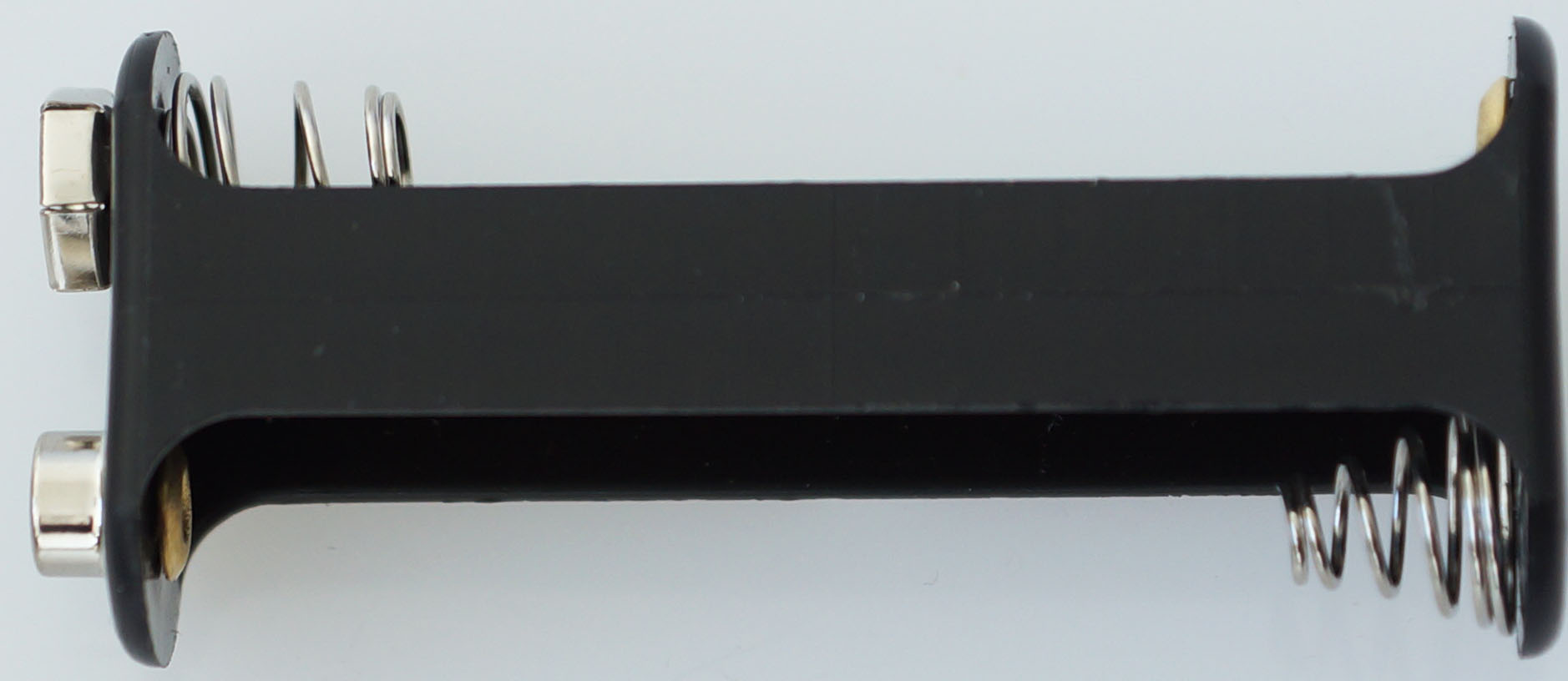 Batteriebox 2x Mignon |
mit Druckknopfanschluss, 
1x rechts, 1x links, lose