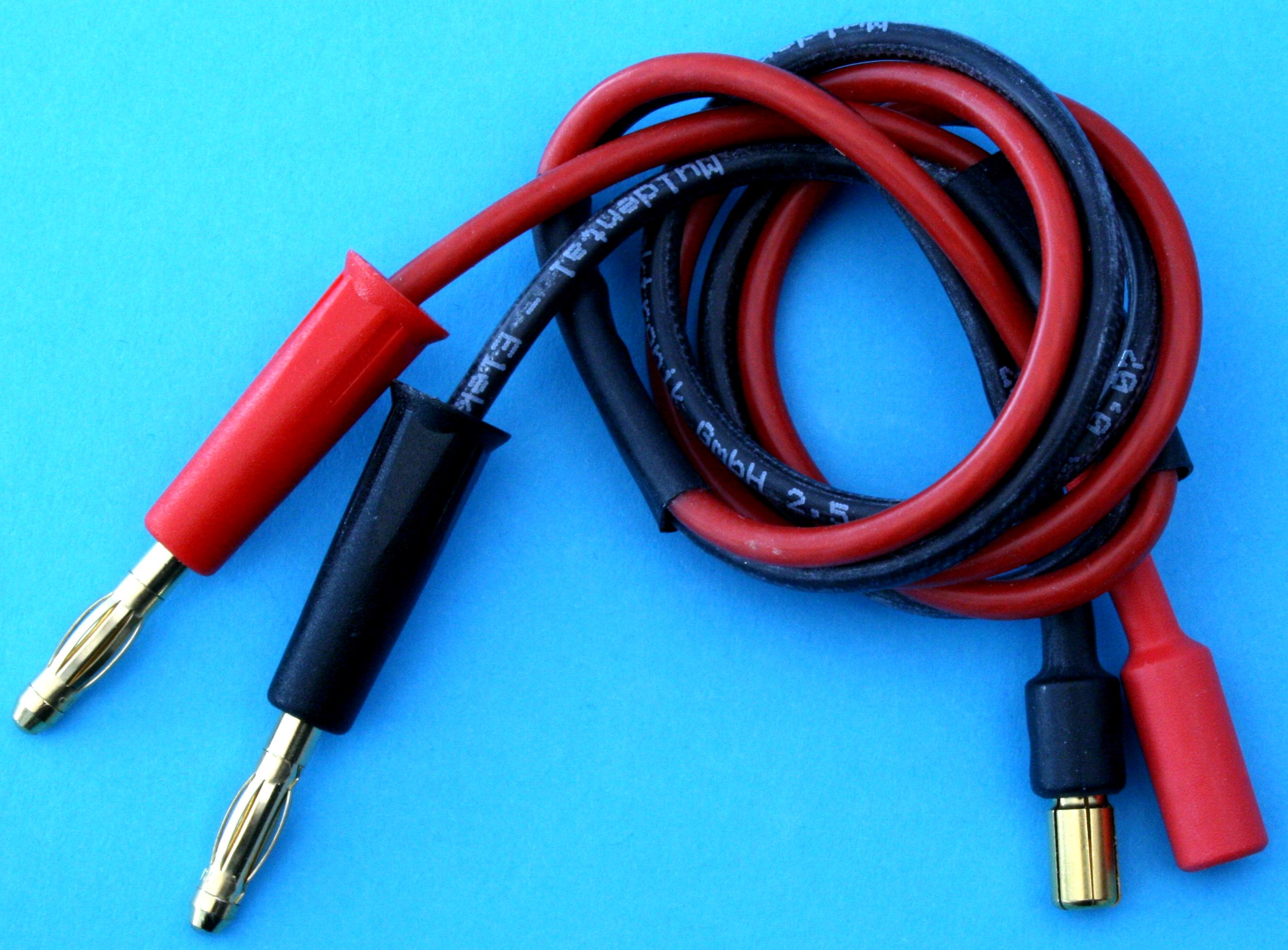 5,5-mm-Akkuladekabel |
2,5 mm², Silikon, 500 mm, lose 
- Made in Germany -
