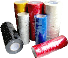 PVC Isolier- Klebeband, elastisch |
5 Rollen rot, 5 Rollen schwarz
0,13 x 15 mm, 10 m/Rolle