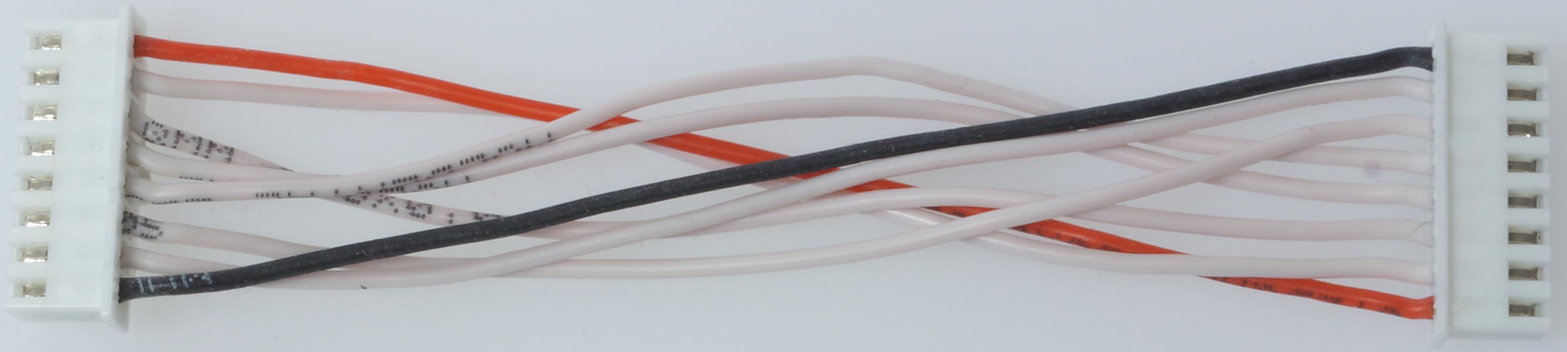 XH-XH-Patchkabel, 9-polig |
Apapterkabel Platine - Balancer
0,25 mm², Silikon, 10 cm, verpackt
- Made in Germany -