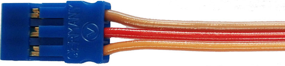 Servoanschlusskabel JR, 30 cm |
0,25 mm², PVC, flach, verpackt
BLUE-LINE-PVC - Made in Germany -