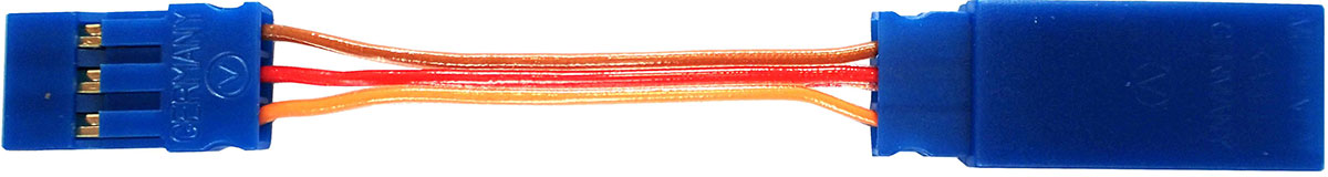 Servoverlängerungskabel JR, 10 cm |
0,14 mm², PVC, flach, verpackt
BLUE-LINE-PVC - Made in Germany -