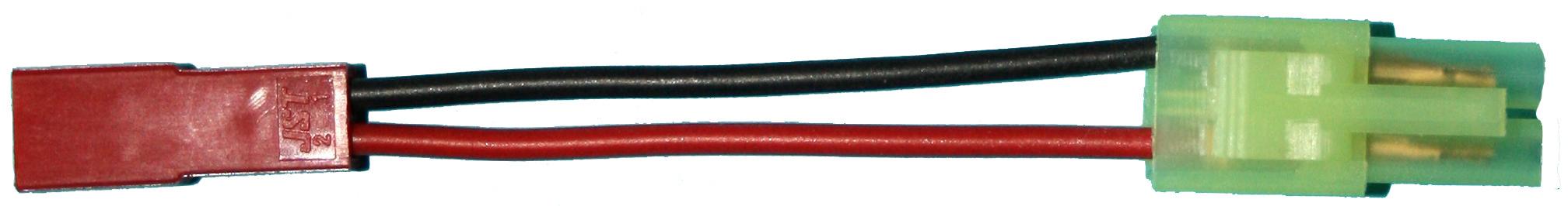 Adapter BEC-Stecker auf Mini-JST-Buchse | 
0,5 mm², Silikon, 7 cm, verpackt
- Made in Germany -