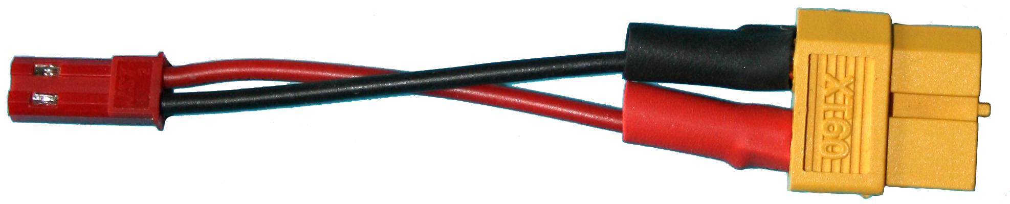 Adapter BEC-Buchse auf XT60-Buchse | 
0,5 mm², Silikon, 7 cm, verpackt 
- Made in Germany -