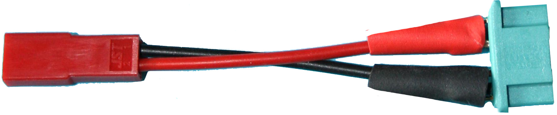 Adapter BEC-Stecker auf MPX-Buchse | 
0,5 mm², Silikon, 7 cm, verpackt
- Made in Germany -