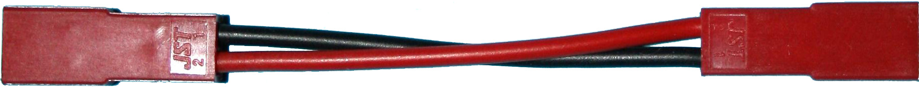 Adapter BEC-Stecker auf BEC-Stecker | 
0,5 mm², Silikon, 7 cm, verpackt
- Made in Germany -