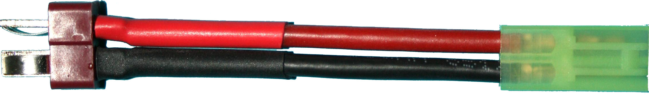 Adapter T-Stecker auf Mini-JST-Stecker | 
0,75 mm², Silikon, 7 cm, verpackt
- Made in Germany -