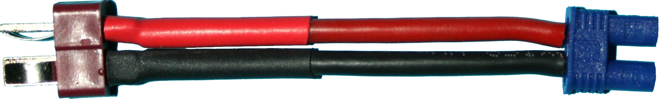 Adapter T-Stecker auf EC2-Buchse | 
1,5 mm², Silikon, 7 cm, verpackt
- Made in Germany -