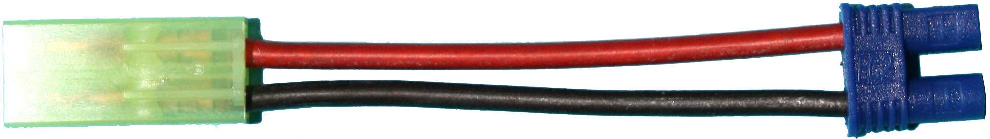 Adapter Mini-JST-Stecker auf EC2-Buchse |
0,75 mm², Silikon, 7 cm, verpackt
- Made in Germany -