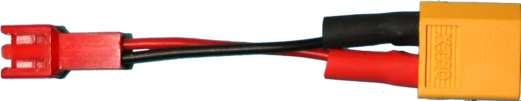 Adapterkabel Car-Stecker auf XT60-Stecker |
0,25 mm², Silikon, 7 cm, verpackt
- Made in Germany -