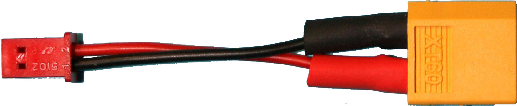 Adapterkabel Car-Buchse auf XT60-Stecker |
0,25 mm², Silikon, 7 cm, verpackt
- Made in Germany -