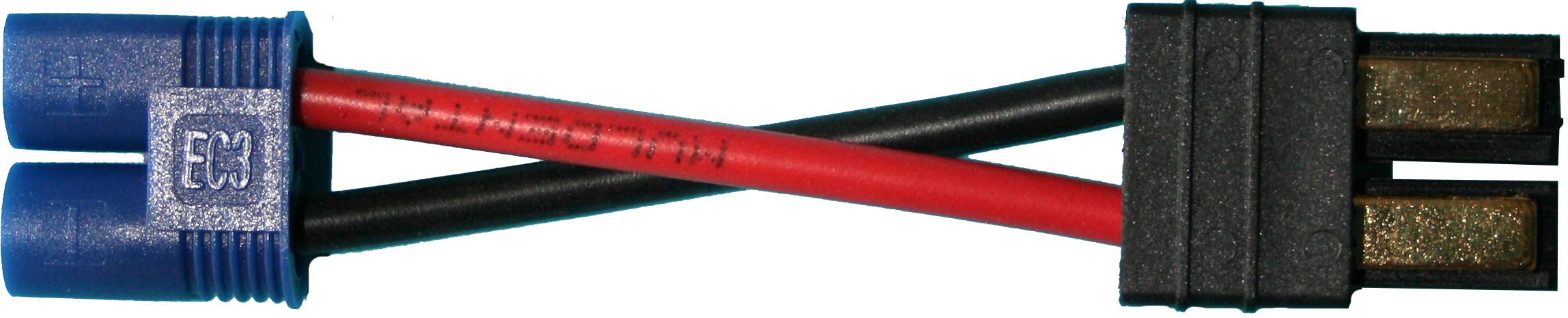 Adapterkabel EC3-Stecker auf TRX-Stecker |
2,5 mm², Silikon, 7 cm, verpackt
- Made in Germany -