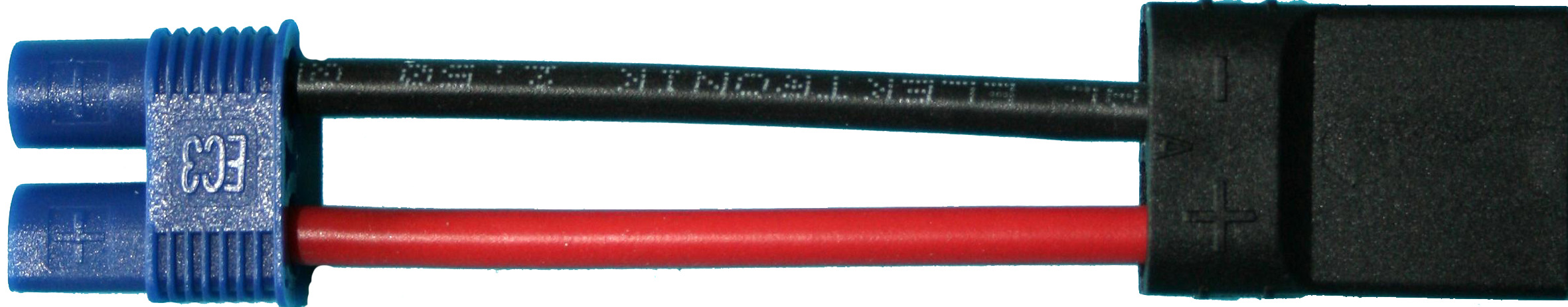 Adapterkabel EC3-Buchse auf TRX-Buchse |
2,5 mm², Silikon, 7 cm, verpackt
- Made in Germany -