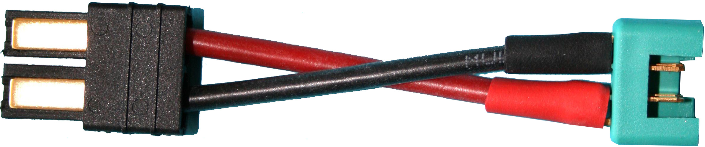 Adapterkabel TRX-Stecker auf MPX-Stecker |
2,5 mm², Silikon, 7 cm, verpackt
- Made in Germany -
