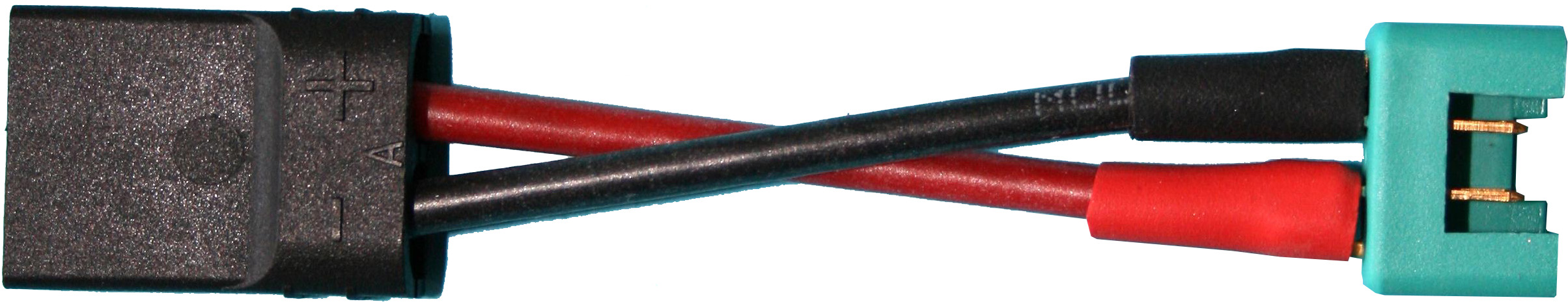 Adapterkabel TRX-Buchse auf MPX-Stecker |
2,5 mm², Silikon, 7 cm, verpackt
- Made in Germany -
