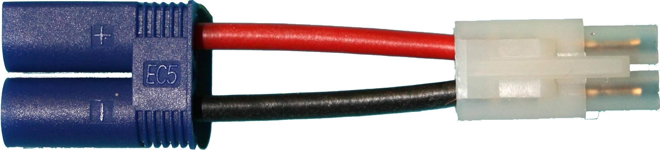 Adapterkabel EC5-Stecker auf JST-Buchse |
2,5 mm², Silikon, 7 cm, verpackt
- Made in Germany -