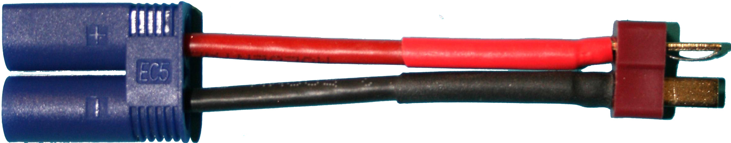 Adapterkabel EC5-Stecker auf T-Stecker |
2,5 mm², Silikon, 7 cm, verpackt
- Made in Germany -