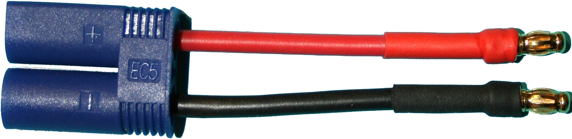 Adapterkabel EC5-Stecker auf |
3,5 mm-Stecker/Stecker
2,5 mm², Silikon, 7 cm, verpackt
- Made in Germany -