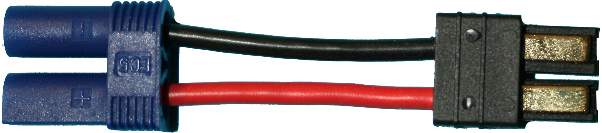 Adapterkabel EC5-Buchse auf TRX-Stecker |
4,0 mm², Silikon, 7 cm, verpackt
- Made in Germany -