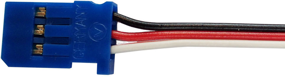 Servoanschlusskabel Futaba, 30 cm |
0,14 mm², PVC, flach, lose
BLUE-LINE-PVC - Made in Germany -