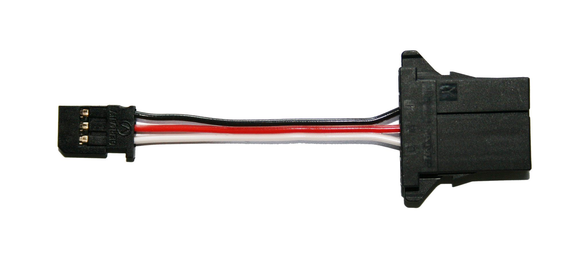 S-BUS-Flächenadapterkabel  female |
auf Servoanschluss, 30 cm, 0,25 mm², 
PVC, flach, lose, - Made in Germany -