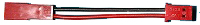 Adapter BEC-Stecker auf Car-Buchse |
0,5 mm², Silikon, 7 cm, lose 
- Made in Germany -