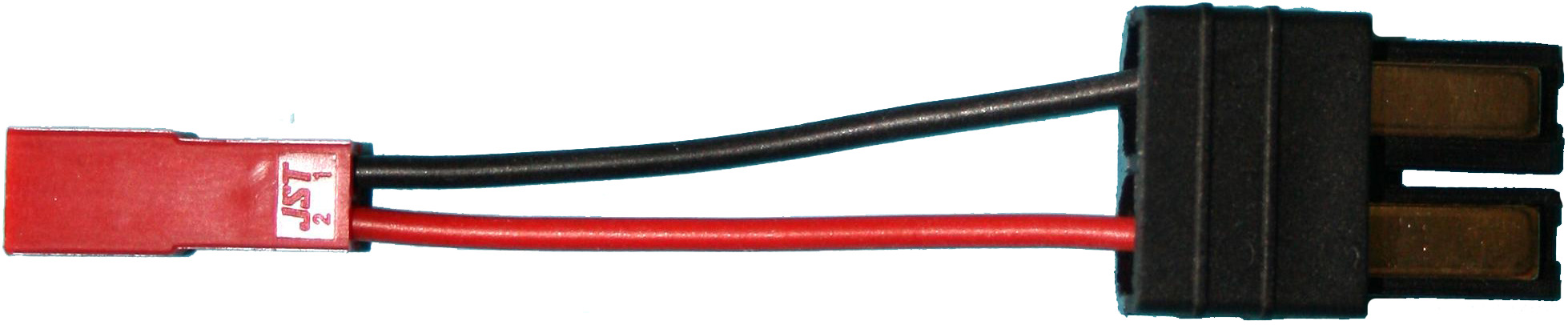 Adapter BEC-Stecker auf TRX-Stecker | 
0,5 mm², Silikon, 7 cm, lose 
- Made in Germany -