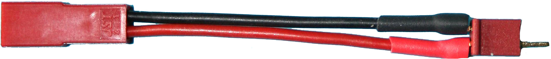 Adapter BEC-Stecker auf Micro-Stecker |  
0,5 mm², Silikon, 7 cm, lose 
- Made in Germany -