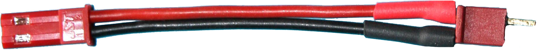 Adapter BEC-Buchse auf Micro-Stecker |  
0,5 mm², Silikon, 7 cm, lose 
- Made in Germany -