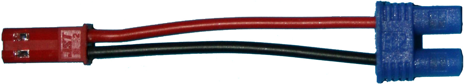 Adapter BEC-Buchse auf EC2-Buchse |  
0,5 mm², Silikon, 7 cm, lose 
- Made in Germany -