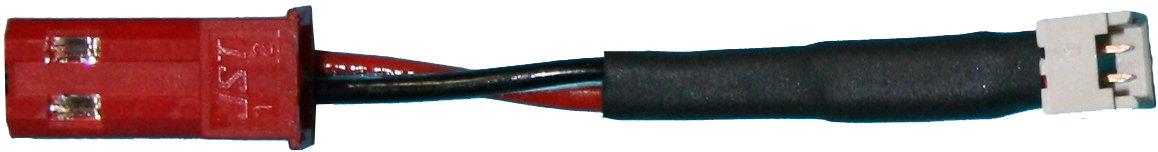 Adapter BEC-Buchse auf Minium-Stecker | 
0,25 mm², Silikon, 7 cm, lose 
- Made in Germany -