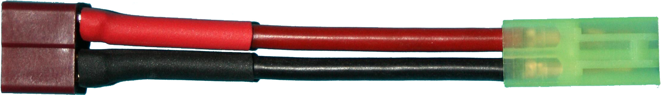 Adapter T-Buchse auf Mini-JST-Stecker | 
0,75 mm², Silikon, 7 cm, lose 
- Made in Germany -