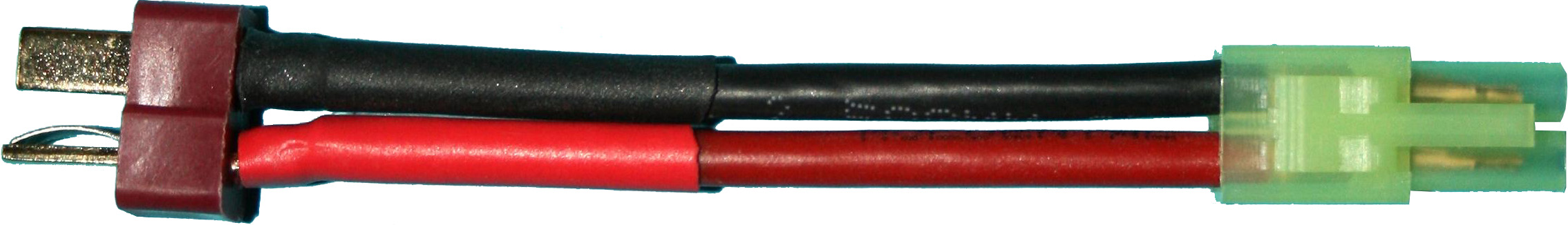 Adapter T-Stecker auf Mini-JST-Buchse | 
0,75 mm², Silikon, 7 cm, lose 
- Made in Germany -