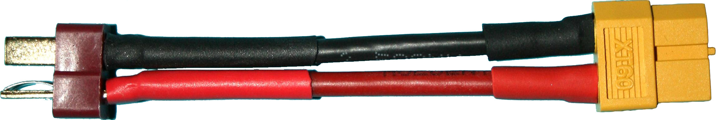 Adapter T-Stecker auf XT60-Buchse |  
2,5 mm², Silikon, 4 cm, lose
