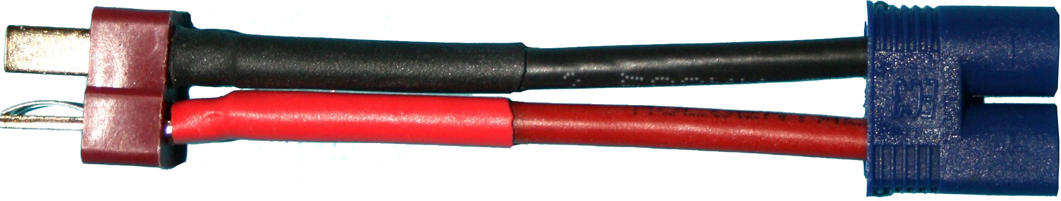 Adapter T-Stecker auf EC3-Stecker |
2,5 mm², Silikon, 7 cm, lose 
- Made in Germany -