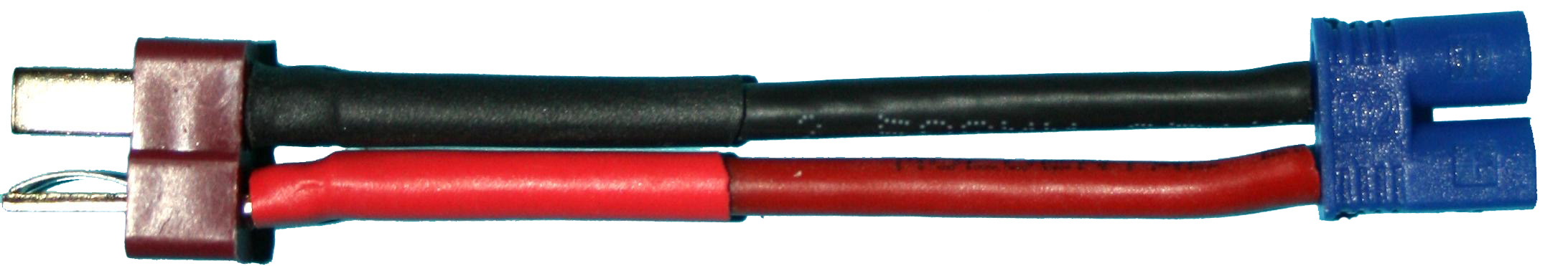Adapter T-Stecker auf EC2-Stecker |  
1,5 mm², Silikon, 7 cm, lose 
- Made in Germany -