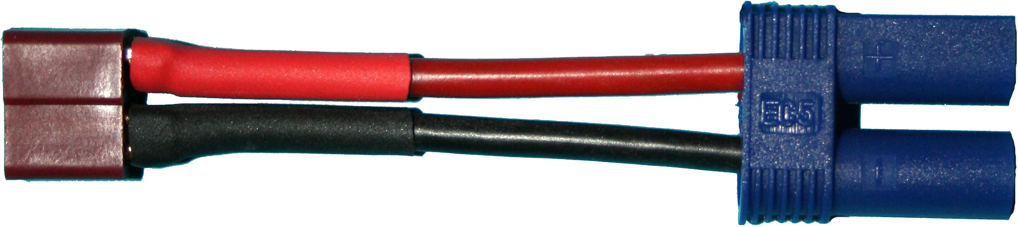 Adapter T-Buchse auf EC5-Buchse | 
2,5 mm², Silikon, 7 cm, lose 
- Made in Germany -