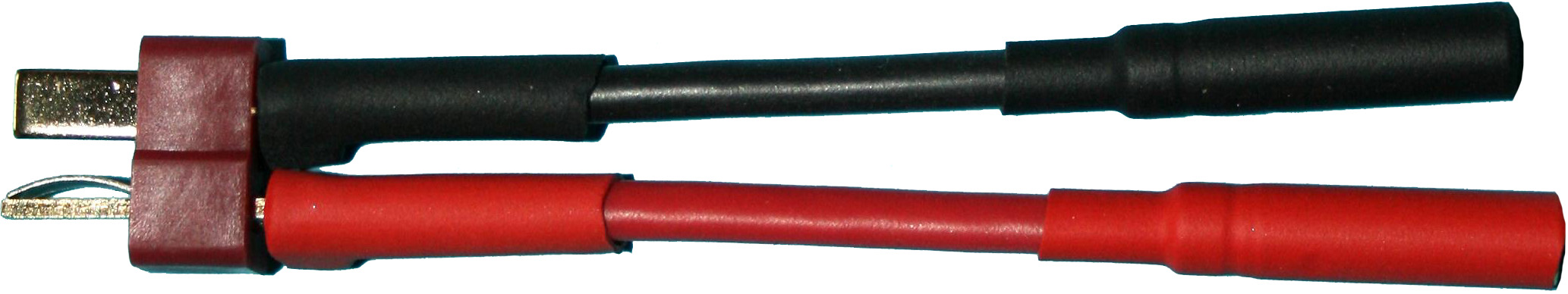 Adapter T-Stecker auf 4 mm Buchse/Buchse | 
2,5 mm², Silikon, 7 cm, lose 
- Made in Germany -