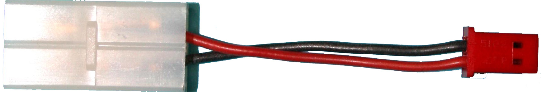 Adapterkabel JST-Stecker auf Car-Buchse | 
0,25 mm², Silikon, 7 cm, lose 
- Made in Germany -