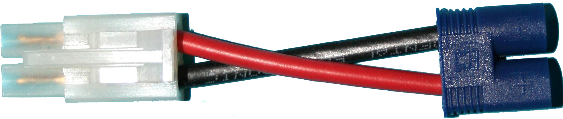 Adapterkabel JST-Buchse auf EC3-Stecker |
2,5 mm², Silikon, 7 cm, lose 
- Made in Germany -