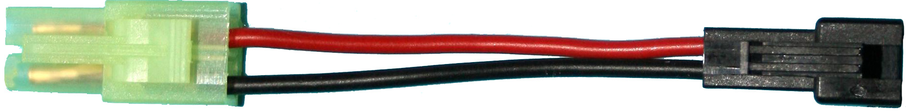Adapter Mini-JST-Buchse auf Slowfl.-Stecker |
0,25 mm², Silikon, 7 cm, lose 
- Made in Germany -