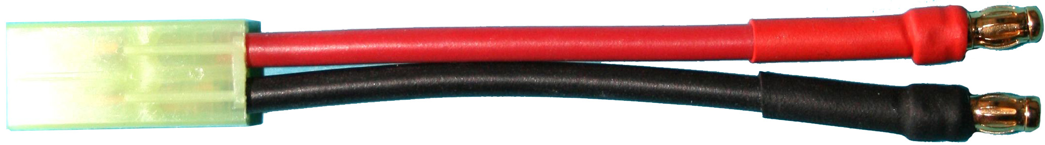 Adapterkabel Mini-JST-Stecker
auf 3,5-mm-Stecker/Stecker
0,75 mm², Silikon, 7 cm, lose 
- Made in Germany -